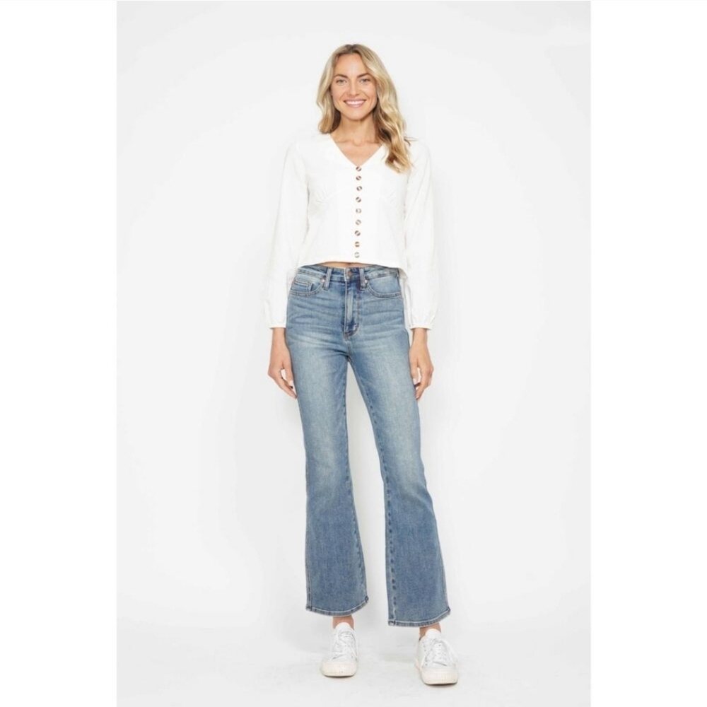Judy Blue Boot Cut Blue Wash Jeans Size 15/32